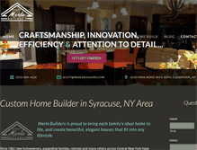 Tablet Screenshot of merlebuilders.com